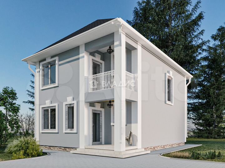 Дом 131 м² на участке 8 сот.