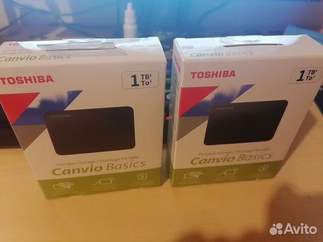 Внешний жесткий диск 2.5' Toshiba hdtb410EK3AA 1TB объявление продам