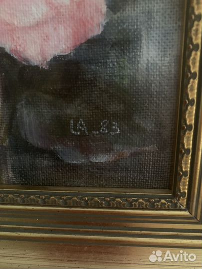 Картина маслом на холсте. Винтаж. Германия