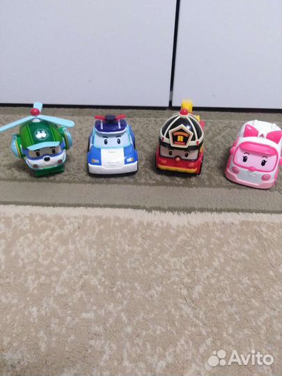 Конструктор Поли. Машины трансформеры Поли