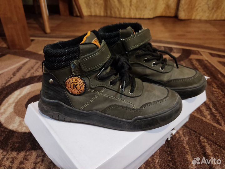 Ботинки демисезонные для мальчика бу