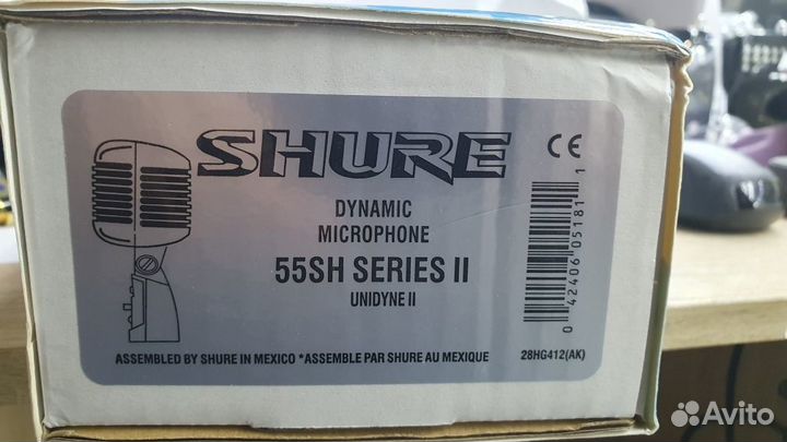 Ретро микрофон shure 55 SH