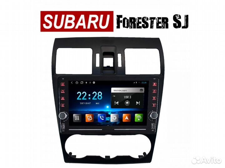 Магнитола Subaru Forester SJ LTE CarPlay 3/32гб