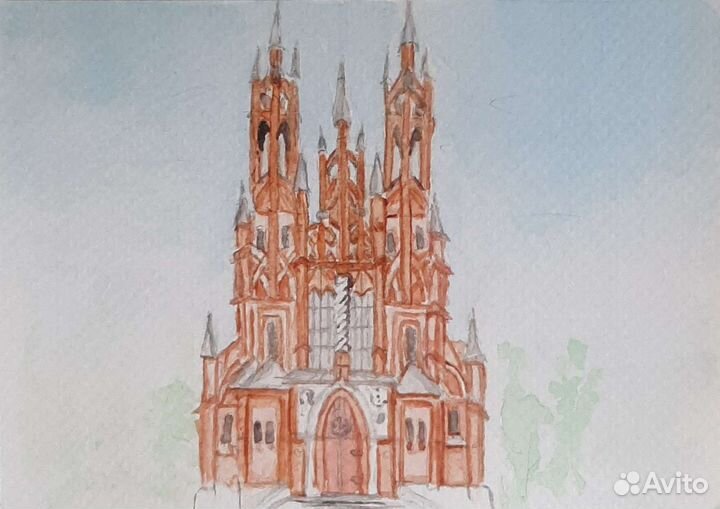 Самара акварелью