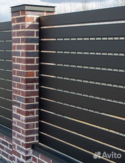 Заборы жалюзи