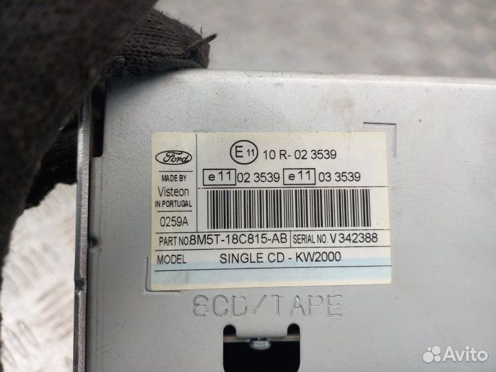 Магнитола Ford Focus 2