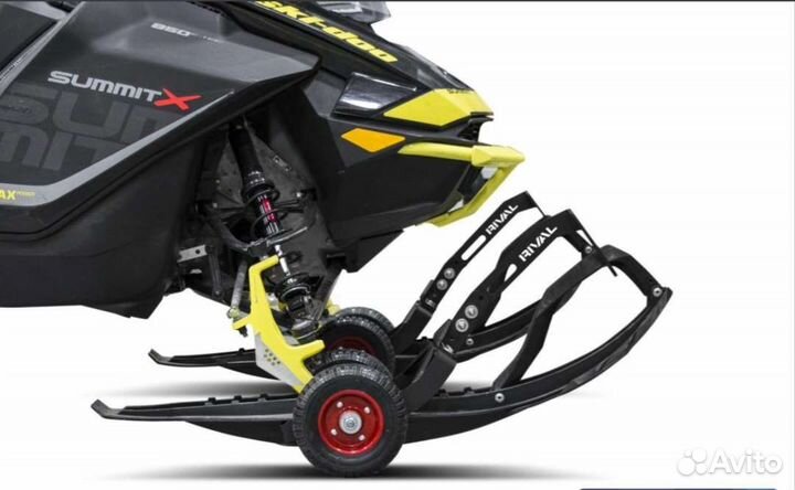 Тележки под лыжи снегохода + комплект крепежа