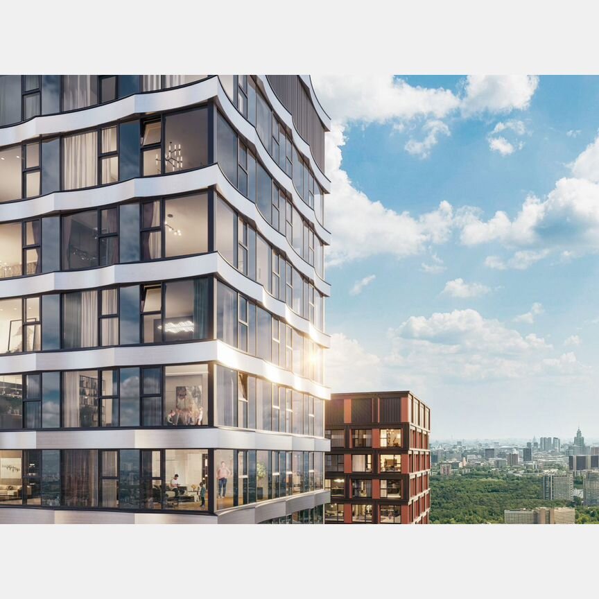 2-к. квартира, 52,6 м², 2/48 эт.