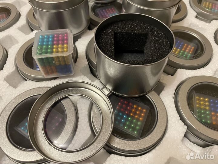 Неокуб магнитный цветной, 216 шариков