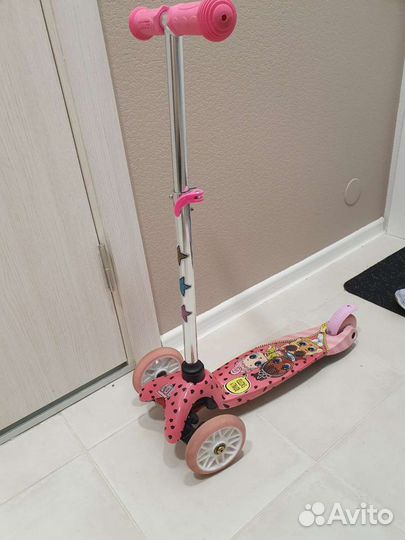 Самокат детский трехколесный бу