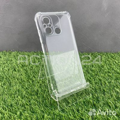 Чехол на Xiaomi Redmi 12C силиконовый (прозрачный)