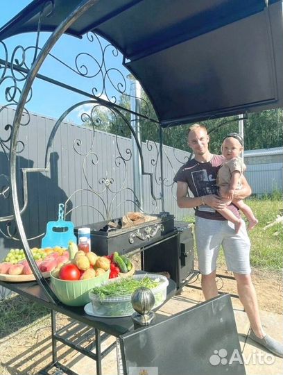 Мангал беседка