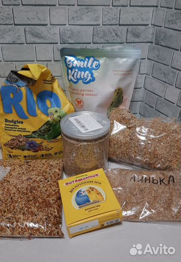 Корм для волнистых попугаев