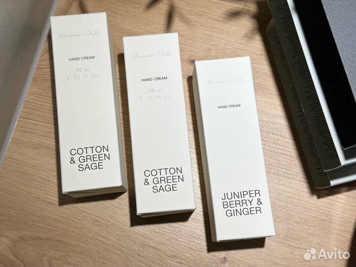 Новый Крем для рук Massimo Dutti Cotton green sage