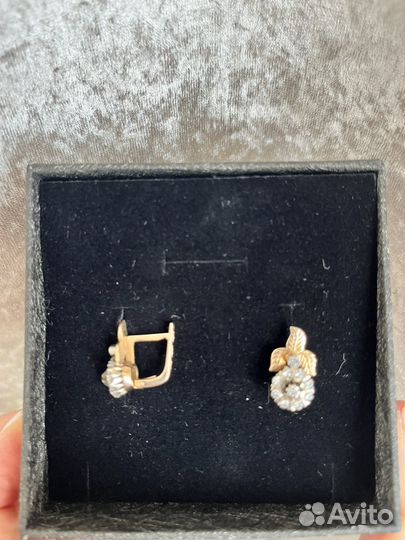 Серьги с бриллиантами СССР