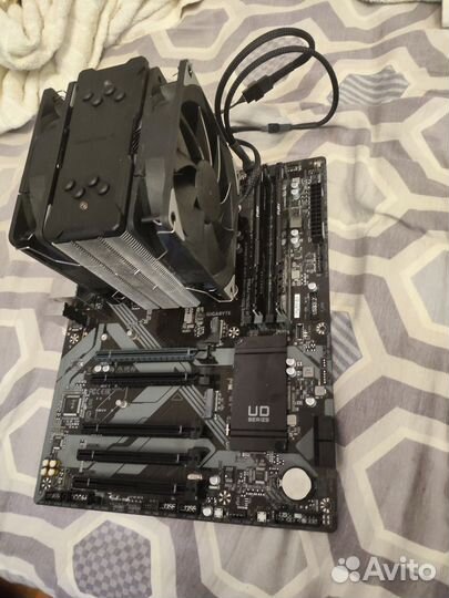 Пк (набор мать+проц+озу+кулер+бп)
