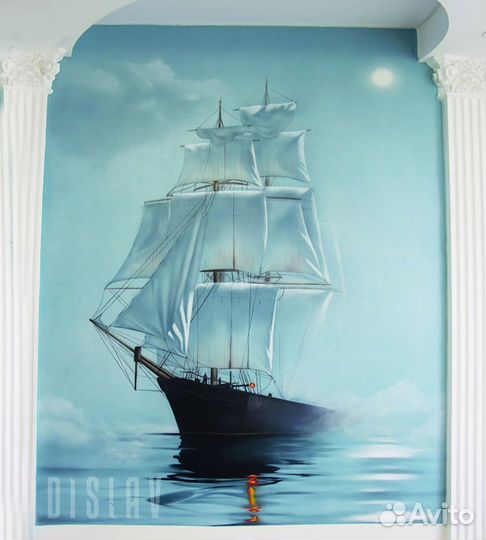 Роспись стен в интерьере Новороссийск