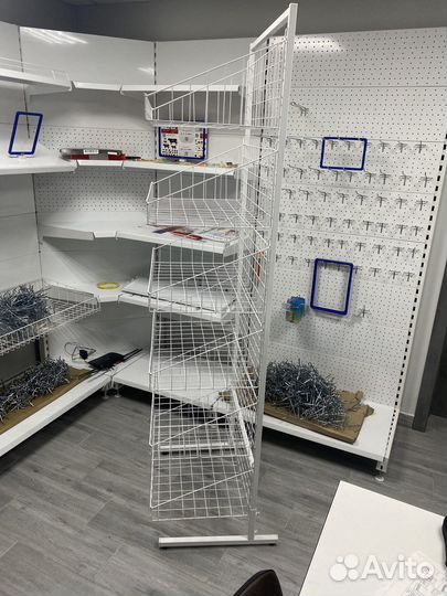 Стеллаж, стойка сетчатая, сетка,полки