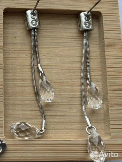 Серьги капли Swarovski