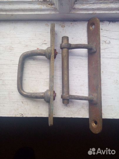 Ручки старинные латунные