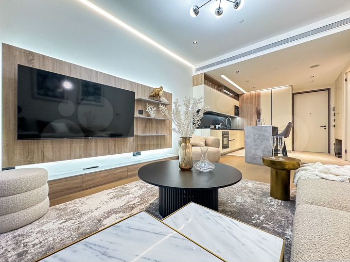 1-к. апартаменты, 50 м², 17/34 эт.