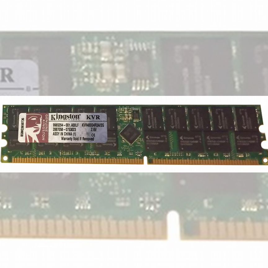 [KVR400D4R3A/2G] Оперативная Память Kingston Ddr 2gb Kvr400d4r3a/2g