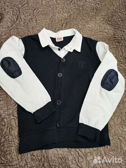 Рубашка, брюки, туфли костюм для школы