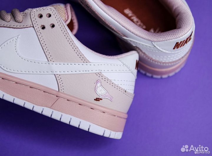 Кроссовки Nike Sb Dunk Low Pink Pigeon (Premium)