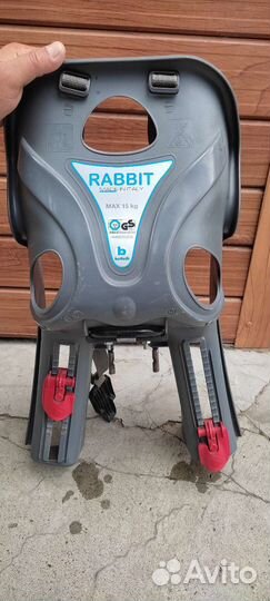 Детское велокресло переднее Rabbit