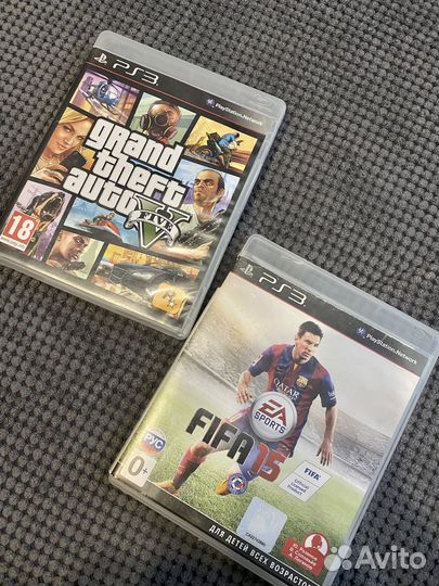Игра для приставки PS3, гта 5, фифа 15