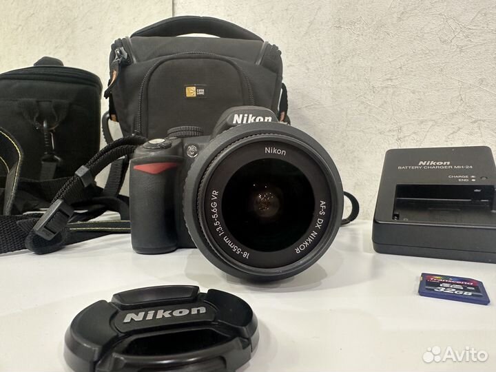 Зеркальный фотоаппарат nikon d3100