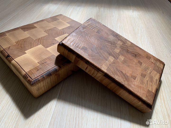 Доска торцевая разделочная ручной работы