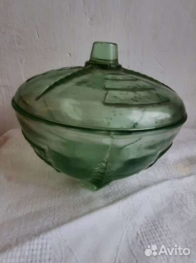 Тарелка цветное стекло