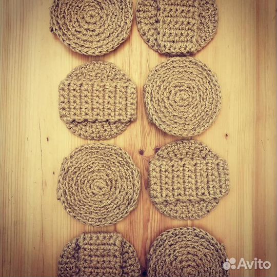 Мочалки из джута