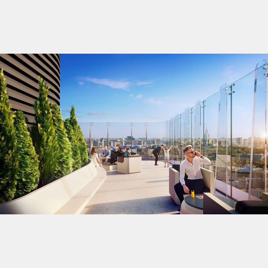 2-к. квартира, 98,4 м², 26/49 эт.