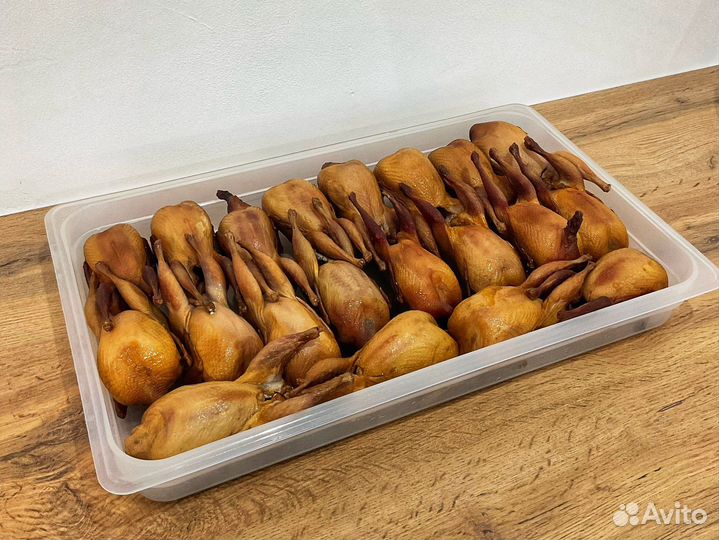 Перепела копчёные