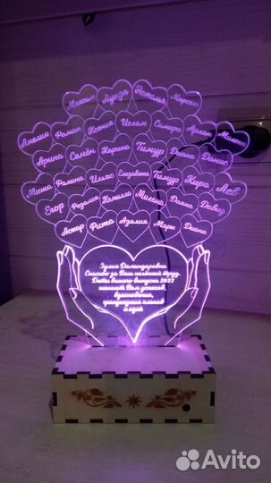 3д светильник