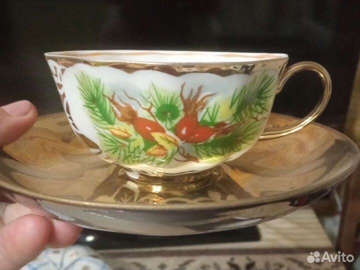 Новые винтажные Чайные пары Дулево