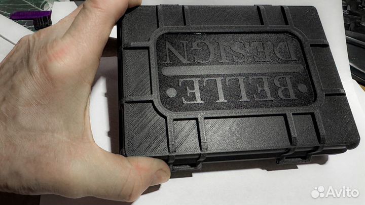 Карбоновый, ударопрочный, герметичный бокс для HDD