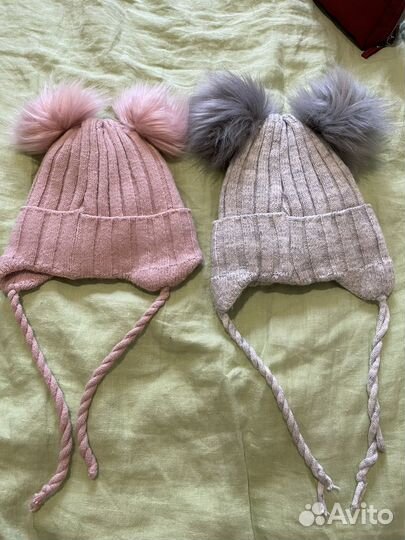 Шапка для девочки зимняя
