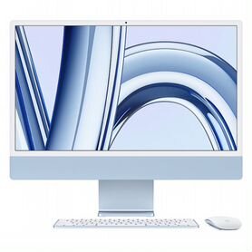 iMac 24M3 10GPU 8/256gb blue Новый