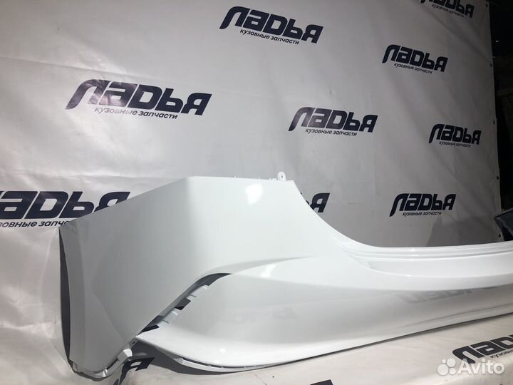 Бампер Hyundai Solaris(20-н.в.) задний Белый atlas