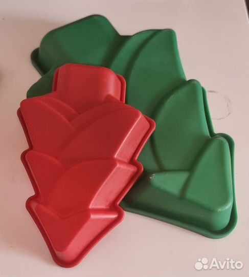 Формы силиконовые (круг, ёлочки)