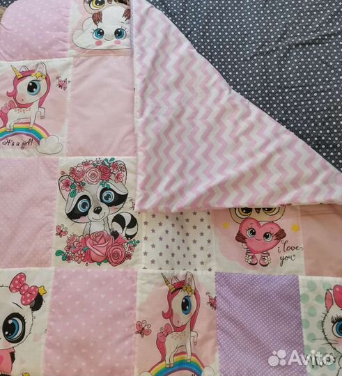 Детское одеяло в кроватку