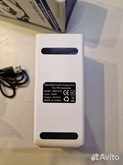 Зарядная станция для геймпадов Playstation 5 Black