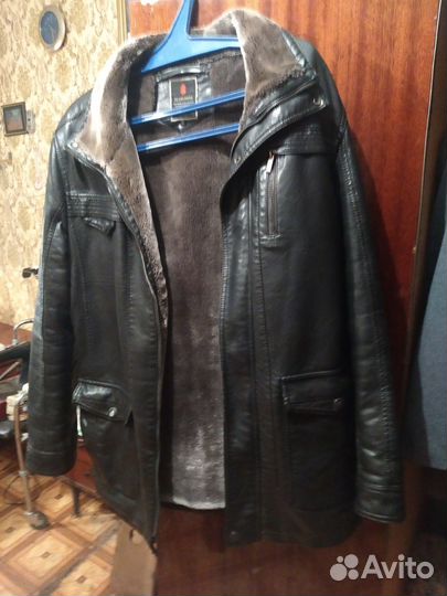 Куртка кожаная мужская