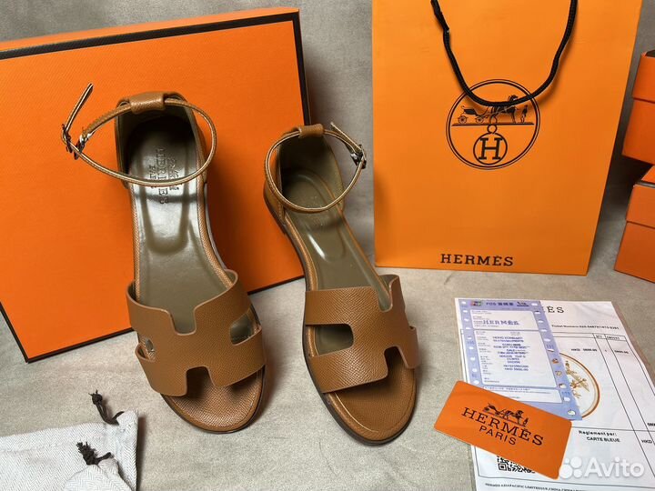 Сандалии hermes santorini женские