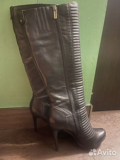 Сапоги женские натуральная кожа 39