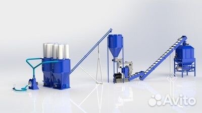 Линия гранулирования опила 4000 кг/час