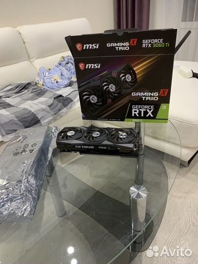 Видеокарта rtx 3060ti MSI gaming trio x